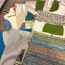 fabric from fabric books and colour cards Image 3