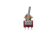 2-Way Mini Toggle Switch, Double Pole, (ON-ON) Gold