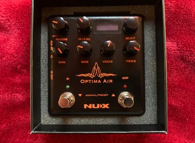 NUX Optima Air NAI-5 Acoustic Guitar Preamp IR Loader Unused