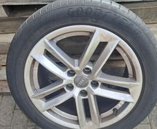 Single 17" Audi A4 alloy with fullthread Tyre 2017