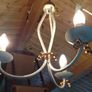 DAR RIB0333M Cream metal Ceiling Light Image 7