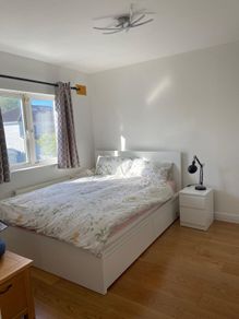IKEA MALM king bed with 4 drawers