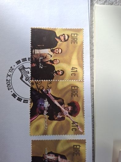 Stamps.Irish Rock Legends.2002