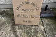 Old Ranks Flour juet bag . Framed