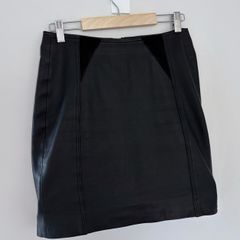 Gestuz mini leather skirt
