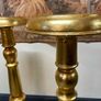 FLASH SALE ! WAS 350 NOW 250 !  A Pair Of Decorative Wood Gilded Columns , Pedestals Image 4