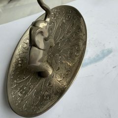 Vintage Seba England Silver-Plated Elephant Ring Holder / Trinket Dish