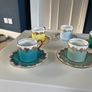 5x Vintage Aynsley demitasse cups and saucers Image 6
