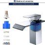 Bathroom Waterfall Water Tap Chrome Lavatory Tap Bath Fittings Washbasin Fittings Single-Lever Mixer Washbasin Faucet (FREE POSTAGE) Image 5