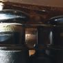 vintage binoculars and case Image 9