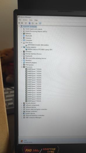 ASUS TUF Gaming A17 (RTX 4060, Ryzen 7) - Like New, Warranty