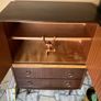 Mid century cabinet bar / linen vintage retro Image 7