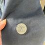 Barbour navy wax jacket small size 10 Image 7