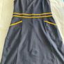 Boden Sabrina Ponte Shift Dress - Navy & Yellow - Size 16R Image 7