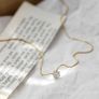 Simple Style  Zircon Pendant Necklace Image 2