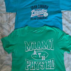 Two t-shirts age 12-13