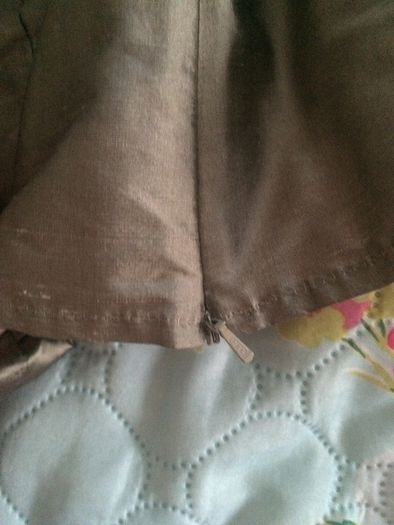 Coast 2 piece olive pencil skirt and Silk wrap