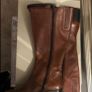 Clarkes Tan leather boots all boots 39/6 . See description for pricing and details Image 2