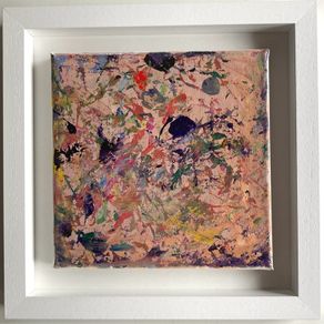 Original Abstract Painting Original Art Framed Original Abstract Painting Contemporary Irish Art Floral Art