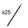 Disposable Lip Brush Lip Gloss Wands Lipstick Applicator Makeup Brush x 25 pcs Image 2