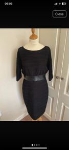 Adrianna Papell black dress - fully lined