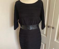 Adrianna Papell black dress - fully lined