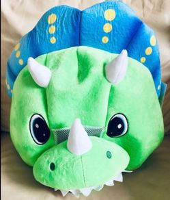 Dinosaur plush head mask