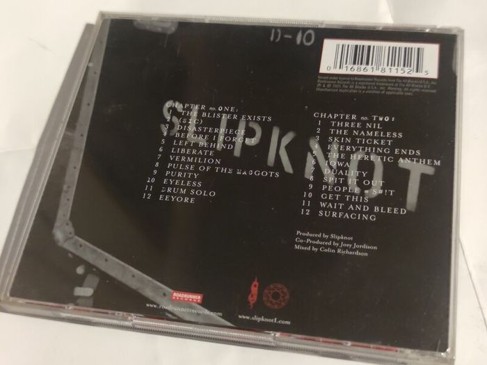 Slipknot 9.0 live 2 disc Cd