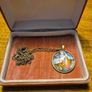 Vintage Necklace Jesus Praying in the Garden of Gethsemane. Image 2