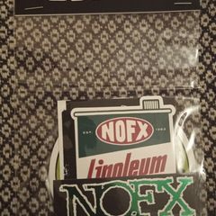 NOFX Sticker Pack, 40 Years, New, Sealed, 6 Stickers Total