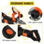 Electric Wall Chaser 4KW 4.8KW Seamless Groove Cutting Machine 125mm Steel Concrete Circular Saw Slotting Tool Set Image 6