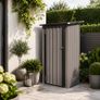 Compact Galvanised Steel Garden Storage Shed 88 x 54 x 164 cm Image 2