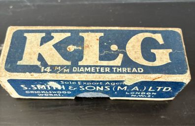 Vintage KLG 690LR Spark Plug in Original Box