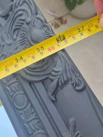 Dark Navy vintage Mirror - heavy