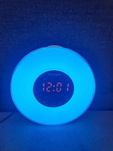 Led Alarm clock and light