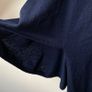 Gerard Darel Navy Blue Wool Cashmere V Neck Cape Poncho Sweater Size 3 Image 6