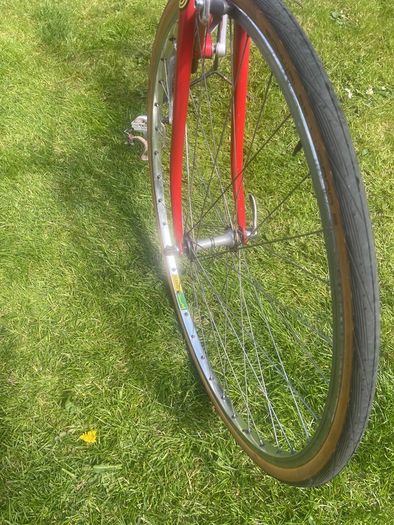 Vintage TI Raleigh racing bike