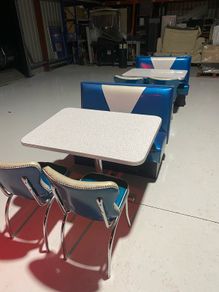 60's Diner set of tables and chairs