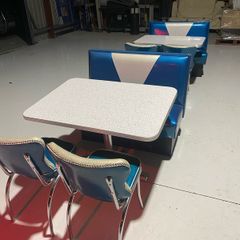 60's Diner set of tables and chairs
