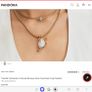 Pandora Wonders Collection Treated Freshwater Cultured Baroque Pearl Oversized Frog Pendant  New Image 6