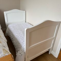 Cot bed with mattress