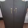 Upcycled Armoire- drink and glasses storage Image 7