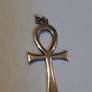 silver large cross with stamp Image 3
