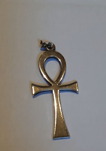 silver large cross with stamp