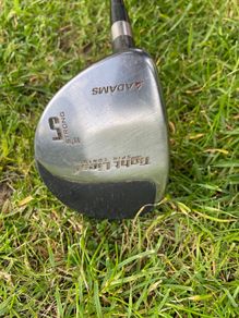 Adams Tight lies driver stainless steel head and graphite shaft