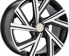 17" R Type Black Alloy Wheels Seat Skoda VW 5x112