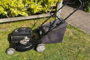 self-drive petrol lawnmower starts easy runs perfect