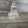 Crystal Owl Figurine Cristal d Arques Glass Vintage Collectable Lead Crystal Clear & Frosted France Image 2