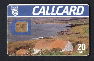 1991 Ireland 20 unit Cottage Definitive (Gemplus) Call Card Used