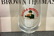 birra Moretti beer pint glass